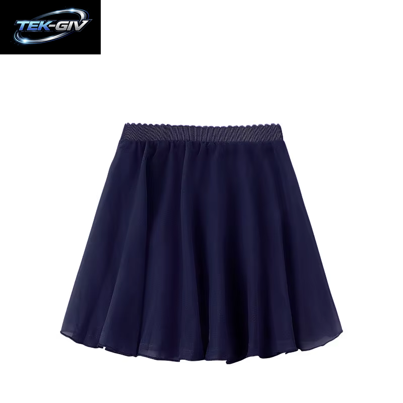 Ballettrock Für Mädchen, Tutu-Röcke Für Ballett, Tanz, Chiffon-Röcke, Elastische Taille, Kurzer Ballettrock Für Mädchen