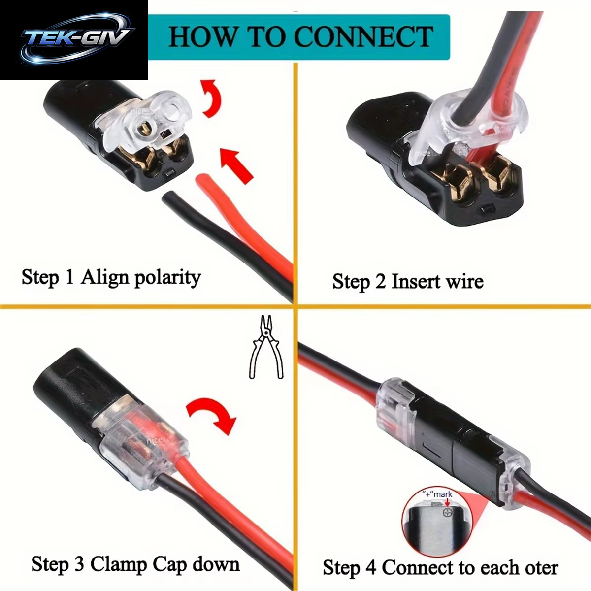 Elektrischer Kabelverbinder Ohne Abisolieren Schnelle Doppelader Kabelverbindung Abnehmbarer Automobil Terminalstecker Universelle Hohe Qualität Langlebig Praktisch Perfekt Für Autos Lkws DIY Projekte Und Elektrische R