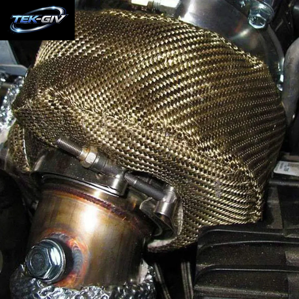 Glasfaser Turbo Hitteschild Turbolader Deken Cover T2 T25 T28 T3 T4 T6 Meest Turbine Hochtemperaturschutz Wrap Heat