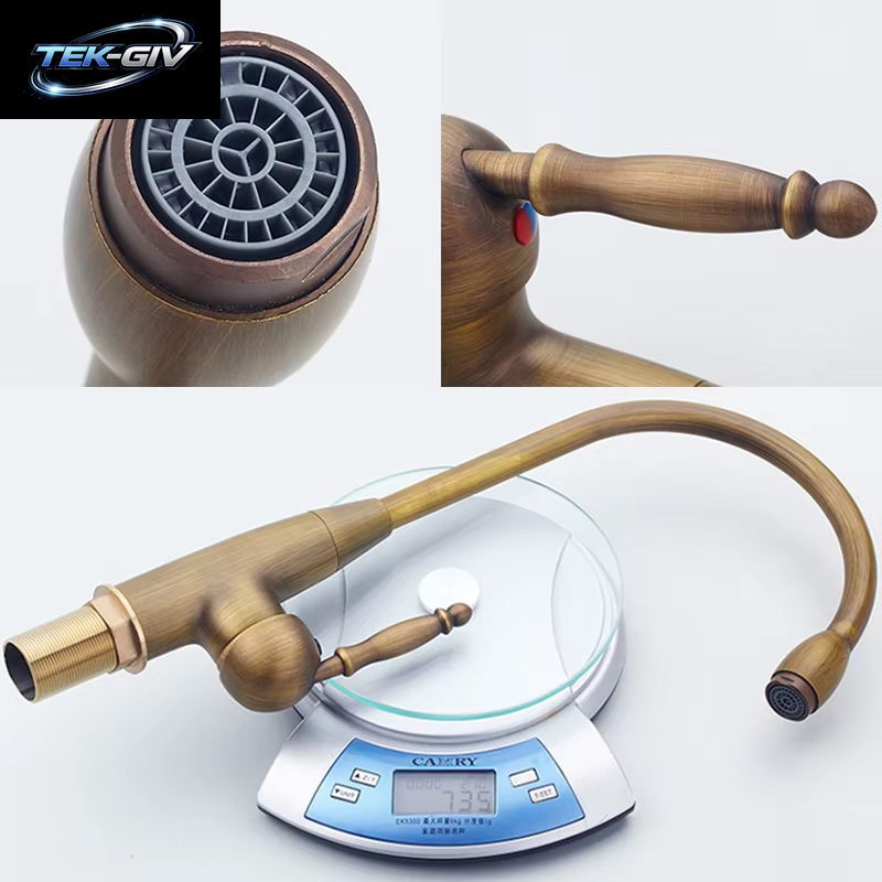 Küchen Armaturen Antik Bronze Wasserhahn Für Küchen Mischer Wasserhahn Mit Keramik Kran Kalt Und Heiß Küchen Spüle Leitungs Wasser Mischer