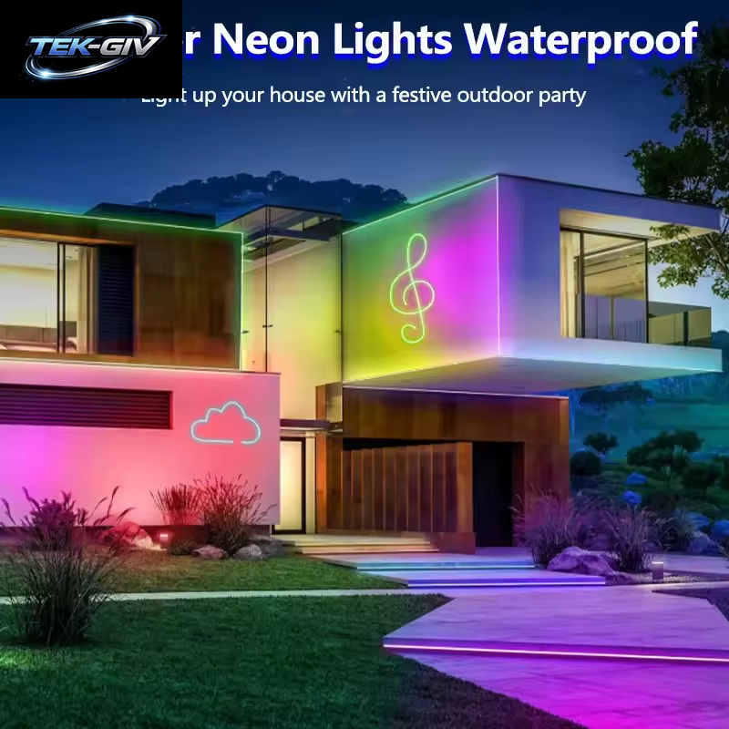DC24V Silikon RGB Neon Led-Lichtstreifen Für Kinderzimmerbeleuchtung Bluetooth App-Steuerung 5M 10M 15M 20M 30 Meter Neon-Seilband