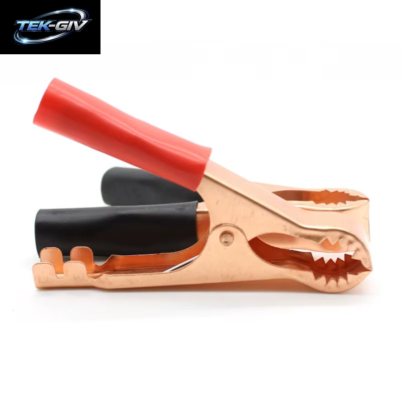 10/2 Stücke MINI Batterie Clip Auto Erdung Draht Krokodil Clip Power Clip Voll Mantel Fisch Clips 70MM Anschlüsse Krokodil Clips