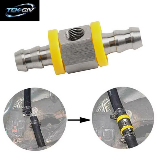 1/2 Zoll Kraftstoff Leitung Kraftstoffdruck-T-Anschluss Adapter Für Kraftstoff Manometer Sensor Autozubehör T-Fitting-Adapterst Ecker