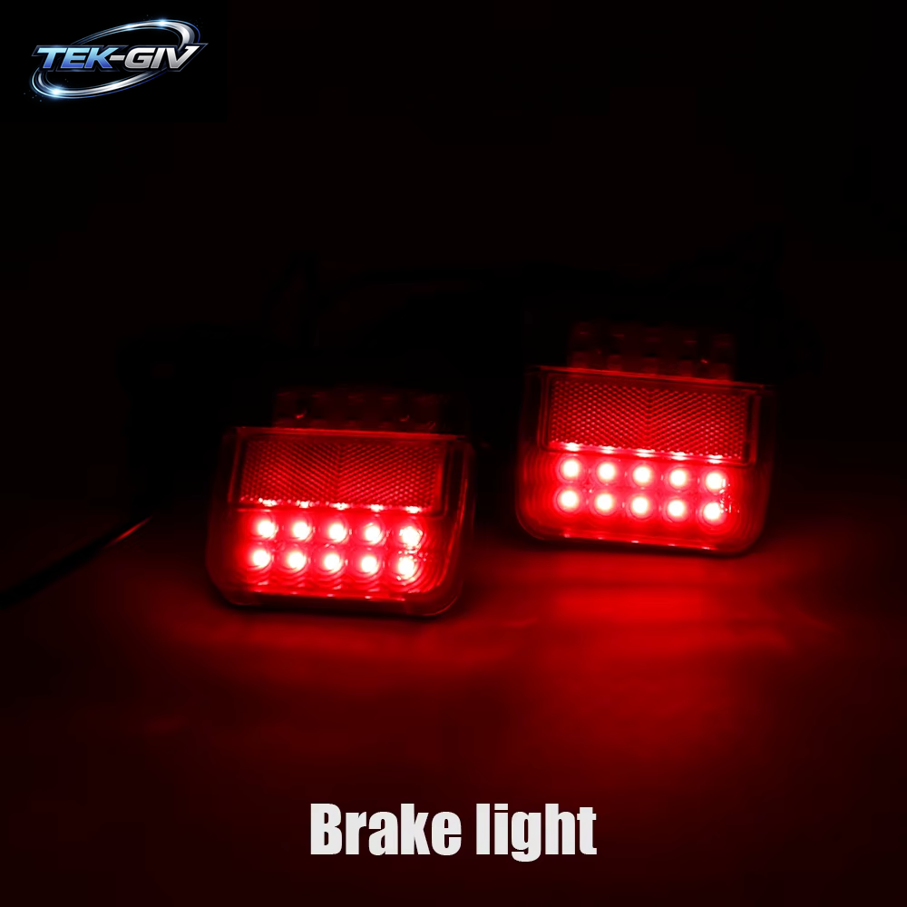 1Set 12V Hinten Abschleppen Anhänger Rücklicht LED 10M Kabel 7Pin Universal Brems Stop Wasserdichte Lizenz Nummer Platte Blinker Lampe