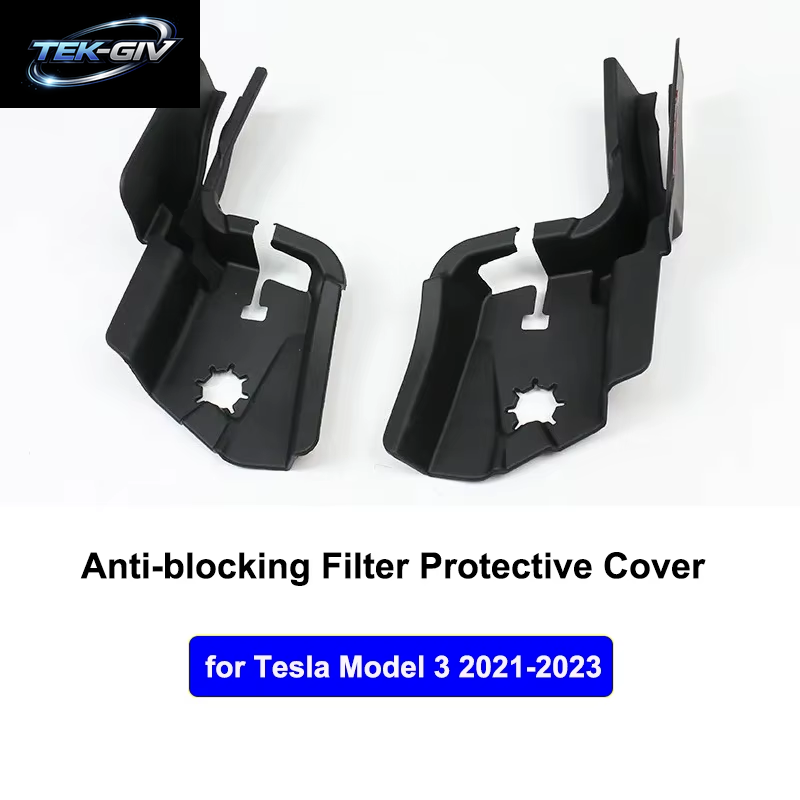 Für Tesla Modell 3 + Highland 2024 Front Trunk Hood Wasser Guide Gerät anti Verstopfung Net Frunk Debris Filtration Schutzhülle