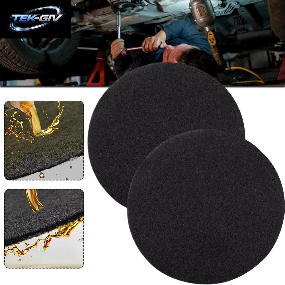 2Pcs 38Cm Öl Ablass Spritz Kissen Ölwechsel Wanne Kein Splatter Rundes Pad Für Auto Wechsel Öl Getriebe Abfluss Wanne Autozubehör