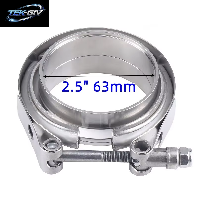 V-Band-Klemme, Männlich, Weiblich, Auspuffflansch, 304 Edelstahl, Turbo-Schalldämpfer-Rohr-Kits, Entriegelung, Autozubehör, 2 Zoll, 2,5 Zoll, 3 Zoll, 3,5 Zoll, 4 Zoll