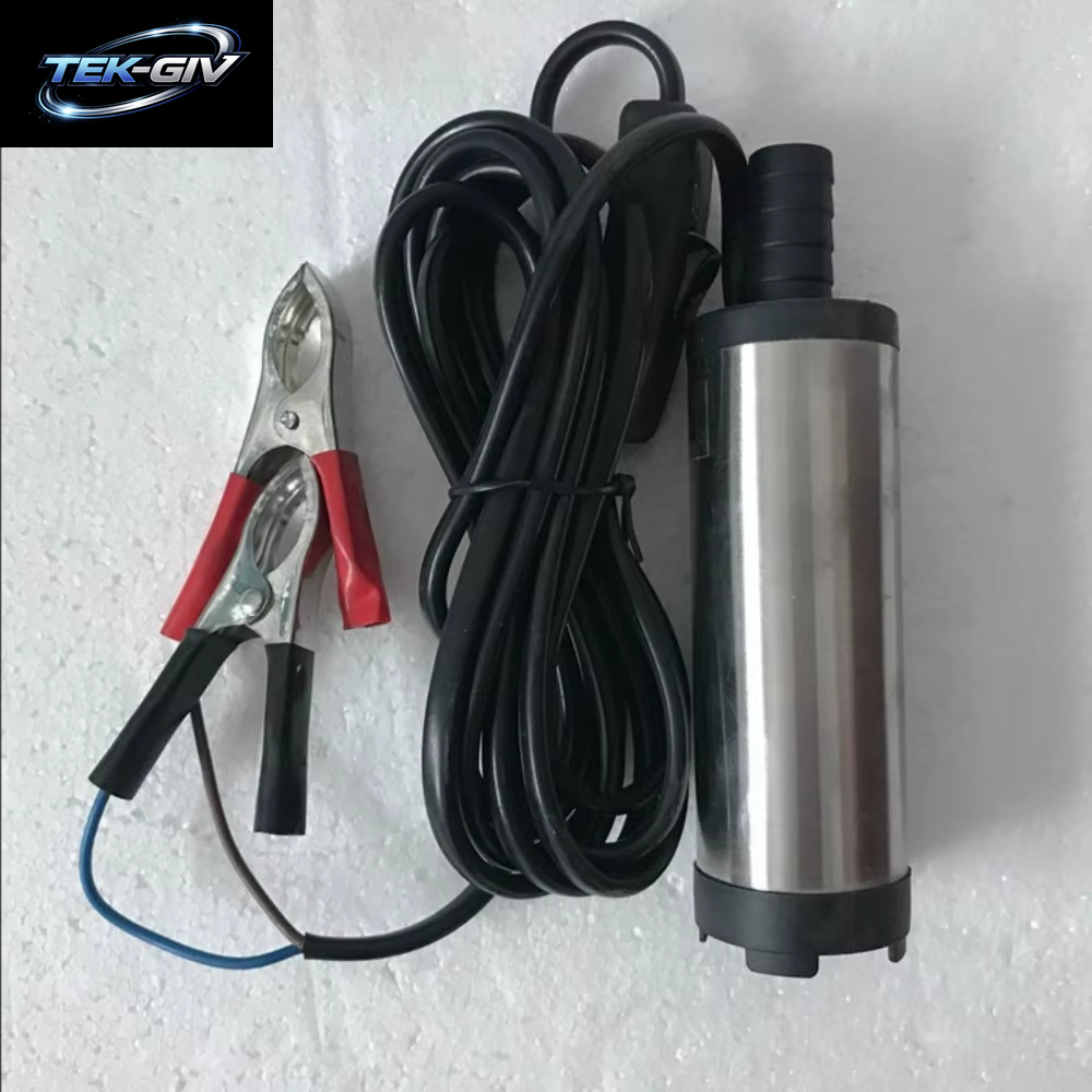 Tauchpumpe Aus Edelstahl, 12 V DC, Kraftstoffübertragung Mit Hohem Durchfluss, 38 Mm Anschluss, Tragbare Öl- Und Wasserpumpe, Dieseltankflüssigkeit