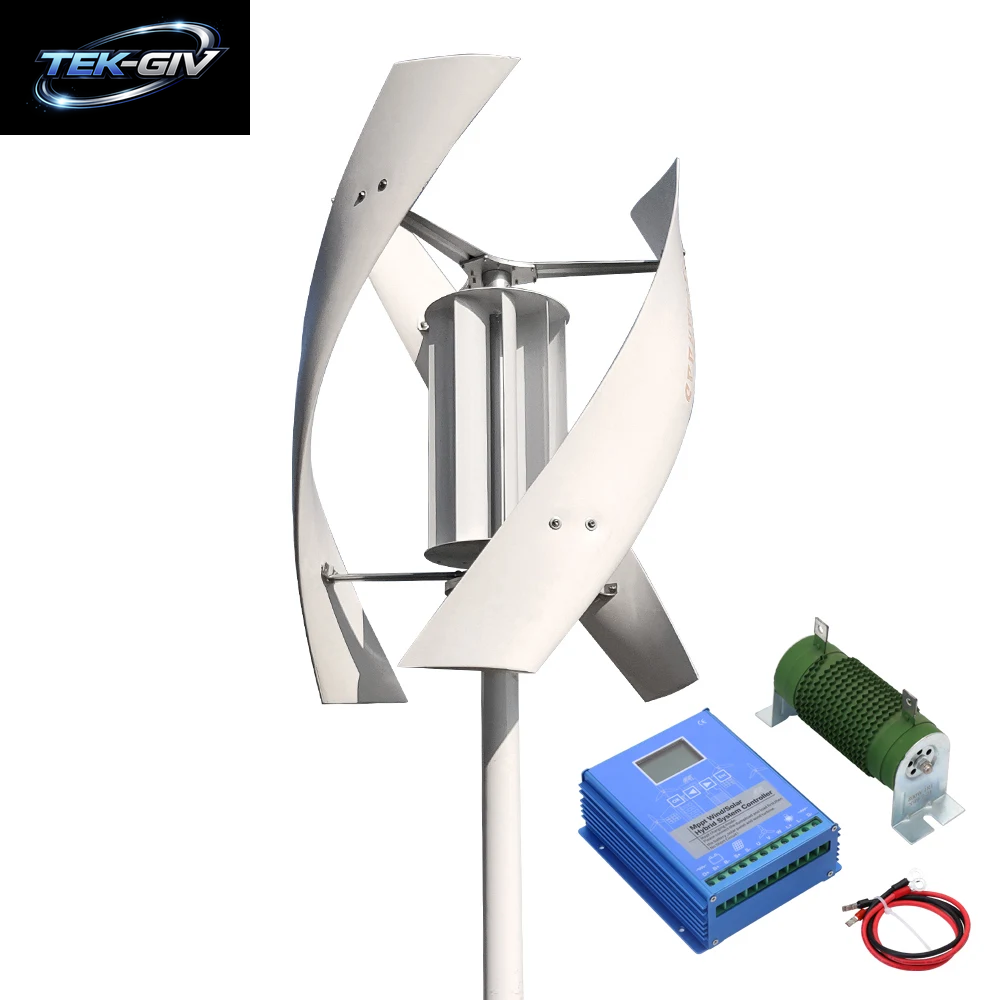 3 Kw 5 Kw Windkraftanlage Mit Vertikaler Achse, Freie Energie, Haushalts-Windkraftanlage, Geräuscharmes Off-Grid-System