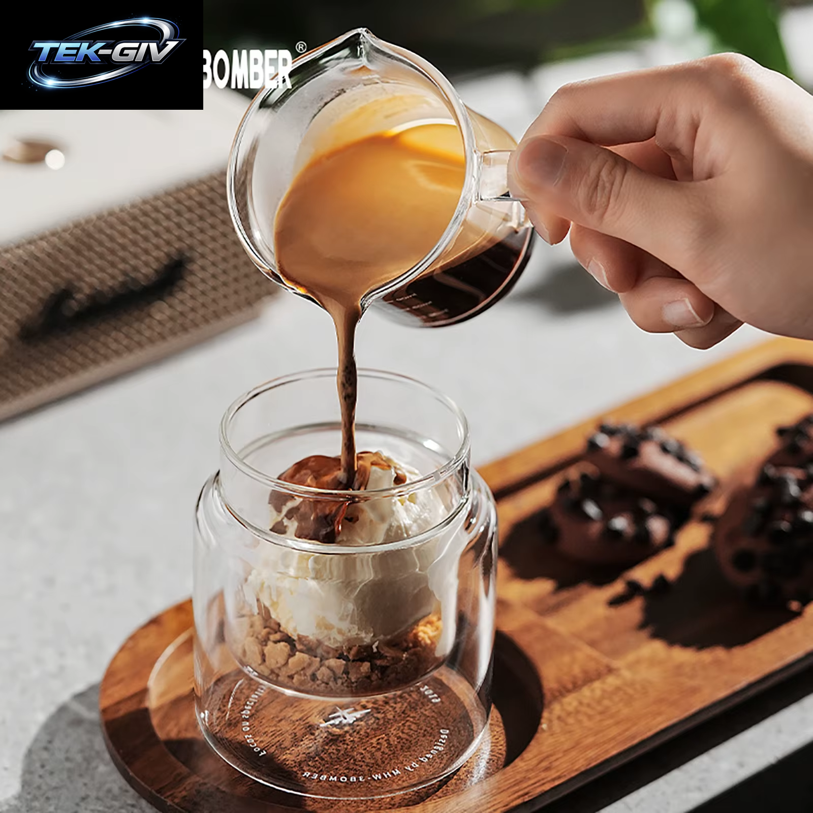 MHW-3BOMBER Doppelwandige Kaffeetasse, 130–160 Ml, Espresso-Gläser, Tassen, Klare, Isolierte Glas-Kaffeetassen Für Latte, Cappuccino, Tee