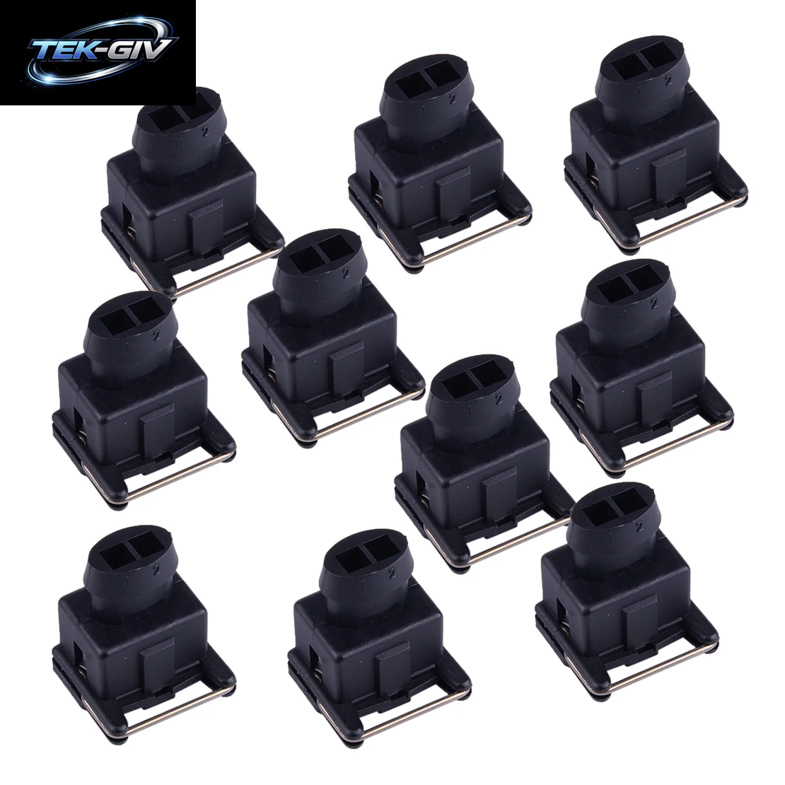 Neue 10 Set EV1 Kraftstoff Injektor Anschlüsse Für Viele Universal Autos Stecker