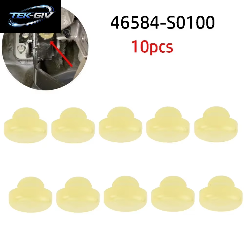 10 Stücke Bremse Kupplung Pedal Stopper Pad 46584-S0100 Gelb Für Nissan 200SX 240SX 300ZX 350Z Für Infiniti G20 G35 G37 I30 J30