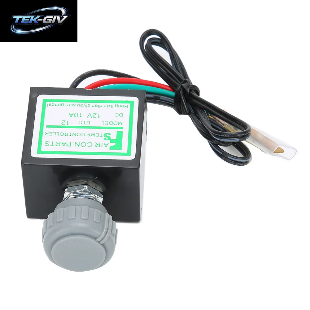 1Pcs 12V/24V Auto Klimaanlage Elektronische Thermostat Schalter Temperatur Control Auto Zubehör A/C Elektronische Thermostat