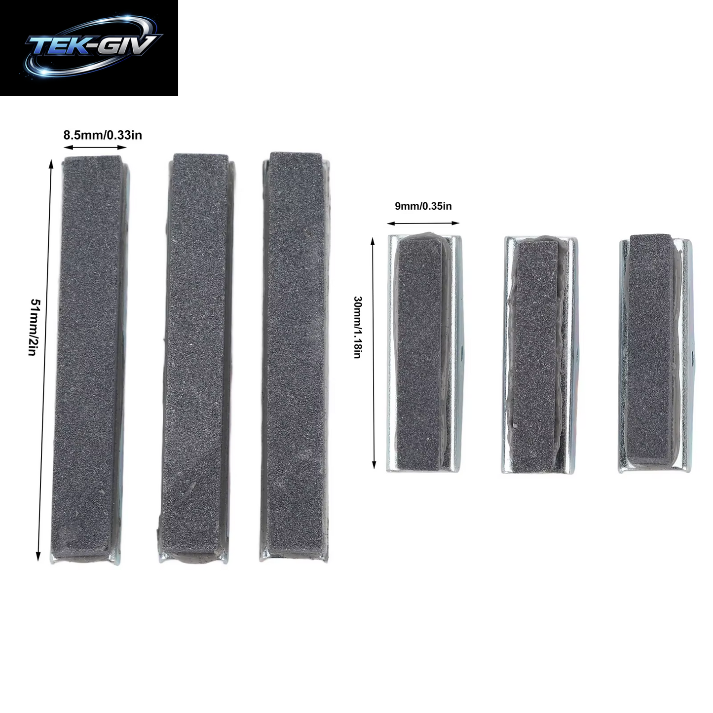 3PCS Motor Zylinder Hone Stein Heavy Duty Robuste Konstruktion 3 Backen Zylinder Honen Steine Werkzeug Automotive Zylinder Hone Stein