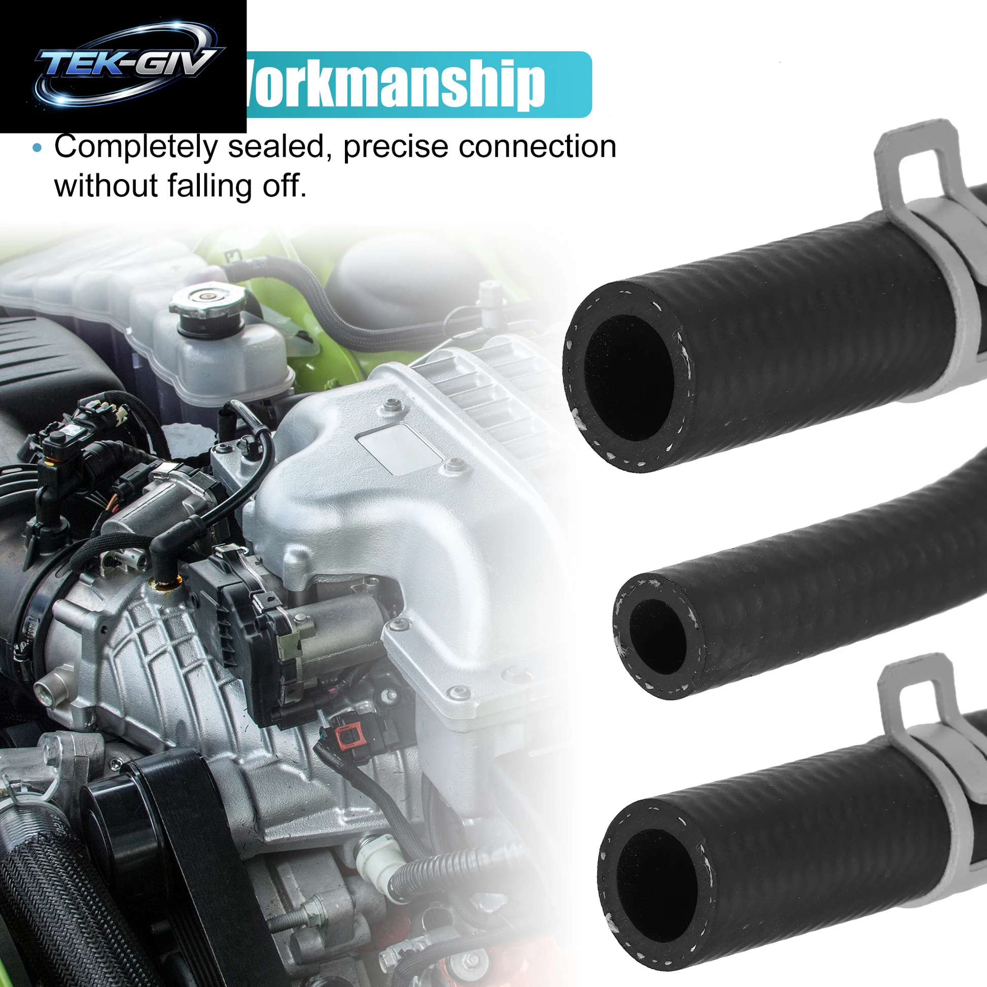 UXCELL Heizungsschlauch Nr. 55038163 KI/ 55038163 AE Für Dodge Challenger 2017–2018 Für Dodge Charger 2019–2021 Für Chrysler 300 2011