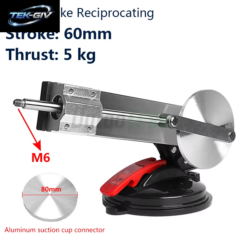 3–24 V Mini-Teleskop-Linearantrieb, 60 Mm Hub, 3Xlr-Hubkolbenmechanismusmotor, 3Xlr-Anschluss, Linearantriebsmotor
