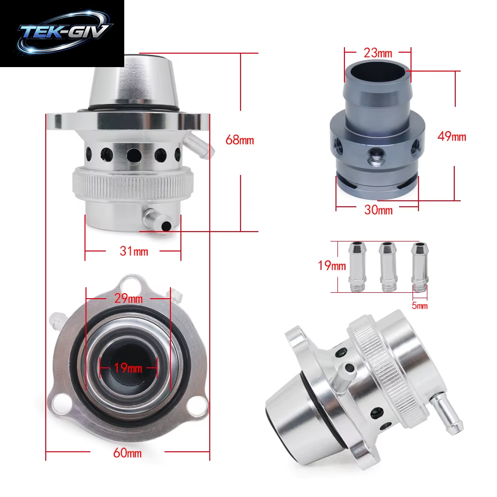 Turbo Dump Ventil BOV Blow off Ventil Kit Für Audi VW 2,0 T FSI TSI Motoren Mit Logo