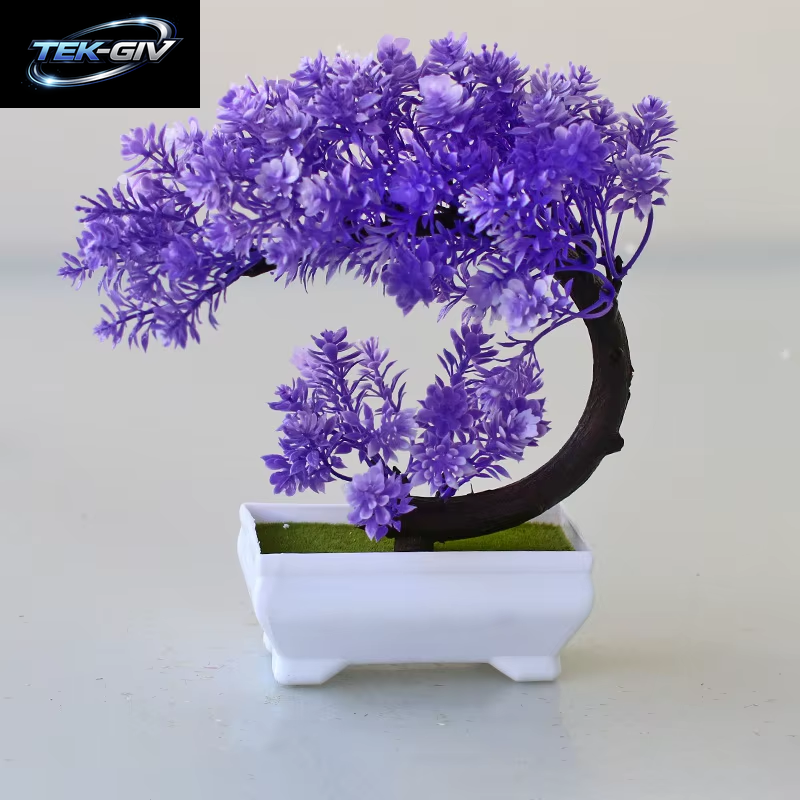 Künstliche Topfblumen, Pflanzen, Bonsai, Gefälschte Pflanze, Blumentopfornamente Für Den Garten, Kleiner Künstlicher Baum, Heimdekorationszubehör