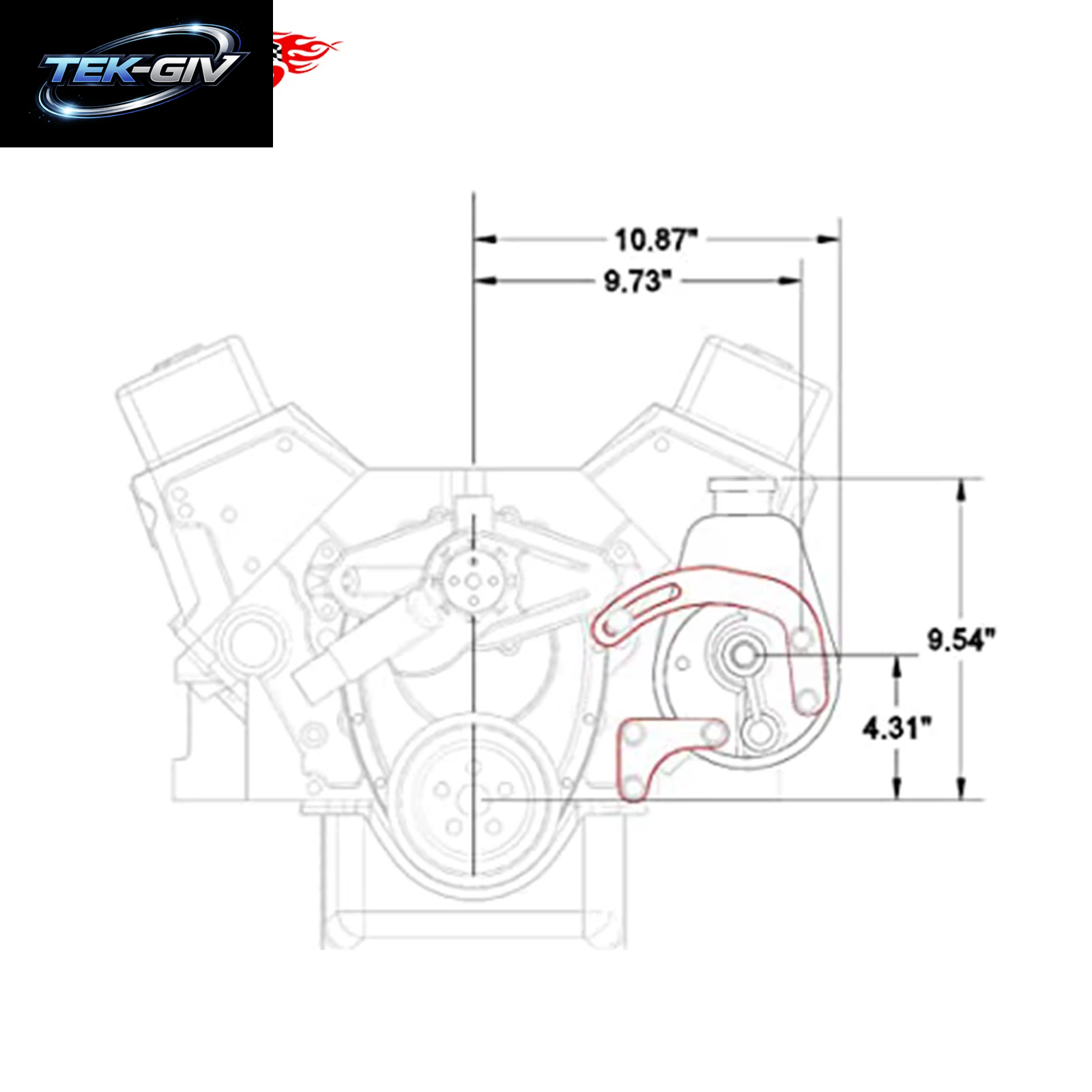 Billet Verstellbar Lwp Kleiner Block Für Sbc Servolenkung Pumpen Halterung Für Chevy