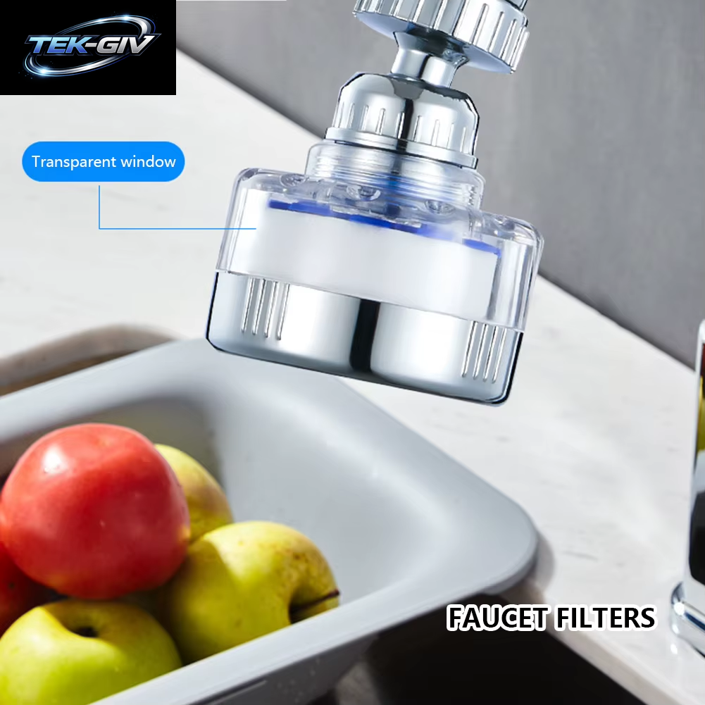 Küchen Armatur Wasserfilter Drucks Püle Filter Wasser Auf Bereiter 360 ° Wasserhahn Spritzwasser Geschützter Wasserhahn Belüfter Extender Für Badezimmer
