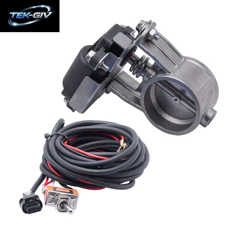 2"/2,36"/2,5"/2,75"/3"/3,5"/4,0" Zoll Elektrisches Abgasregelventil Auspuffabschaltventil Mit Schaltersteuerung