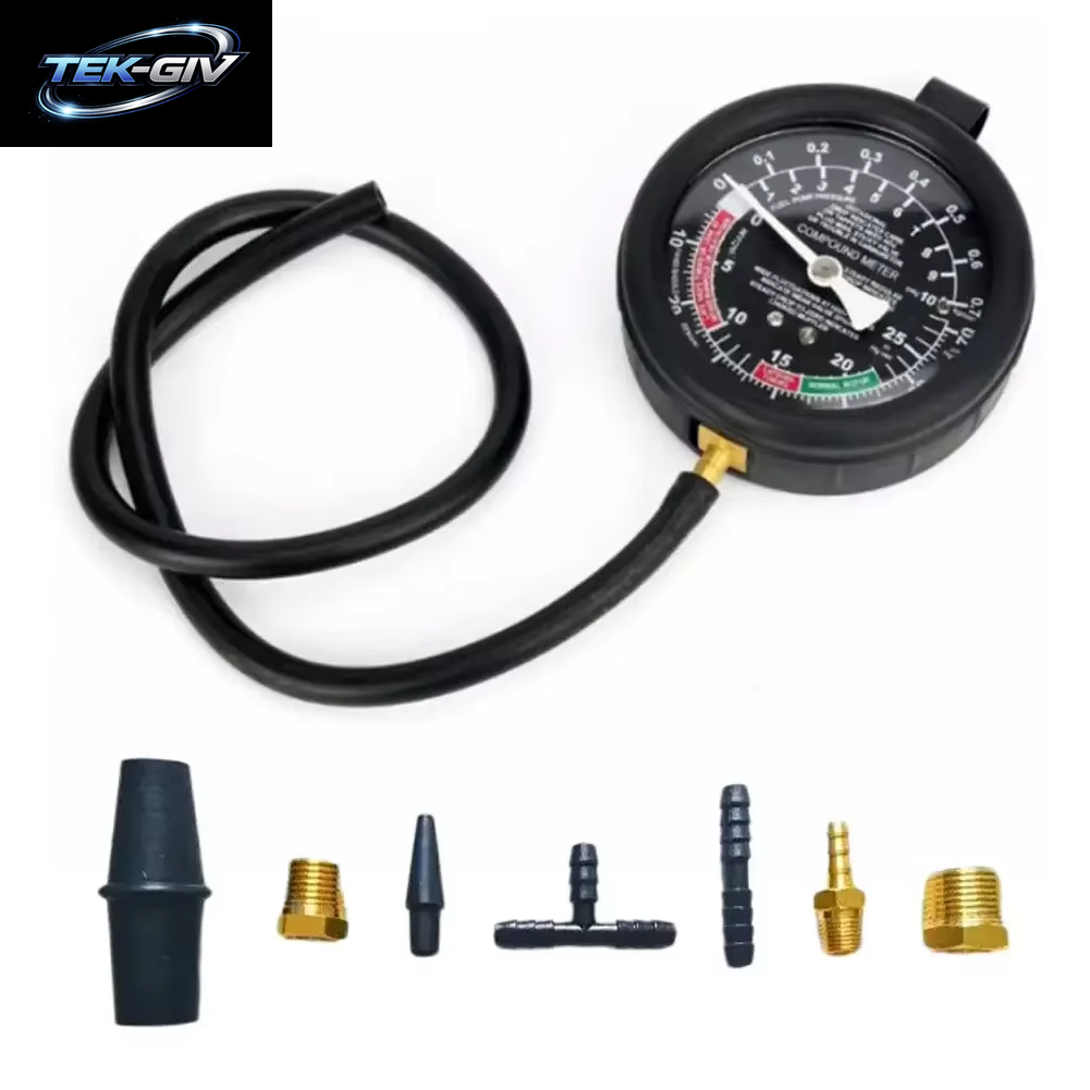 Motor Vakuum Druck Tester Auto Motor Vakuum Kraftstoff Pumpe & Vakuum Tester Gauge Vergaser Druck Diagnose Leckage Tester