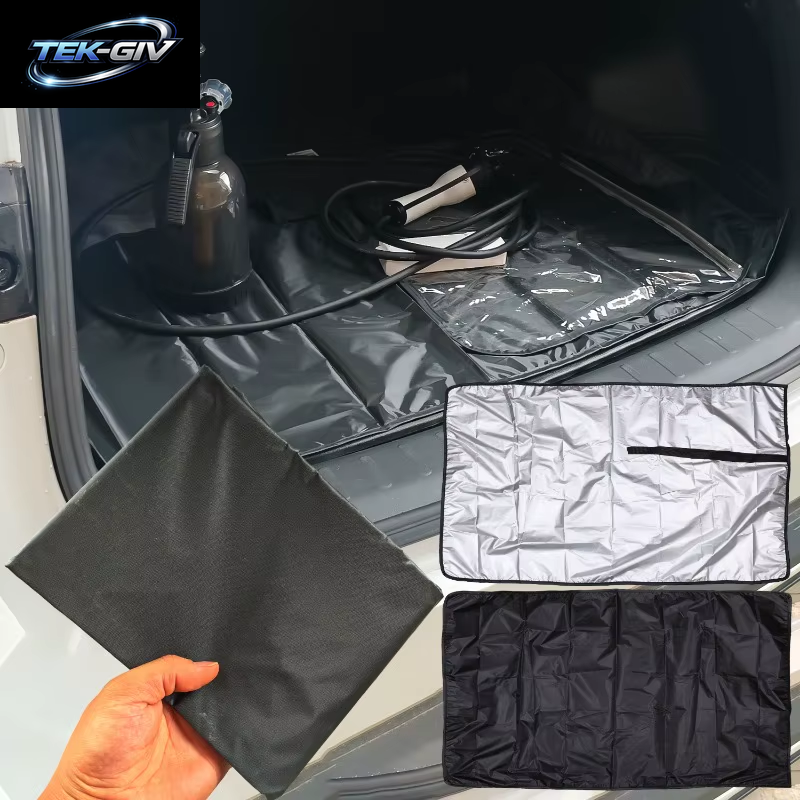 1/2PCS Universal Autos Stamm Matten Wasserdicht Staubdicht Oxford Tuch Cargo-Liner Pads Schutz Fahrzeuge Auto Innen Zubehör