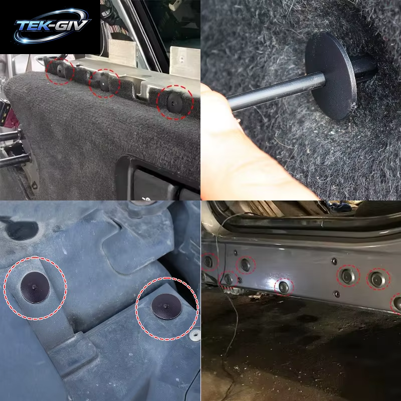 6Mm Auto Kotflügel Kern Nieten Stoßstange Clip Kunststoff Expansion Für BMW X1 E84 X3 E83 F25 X5 E53 E70 X6 E71 E72 7 Radlauf Verschluss