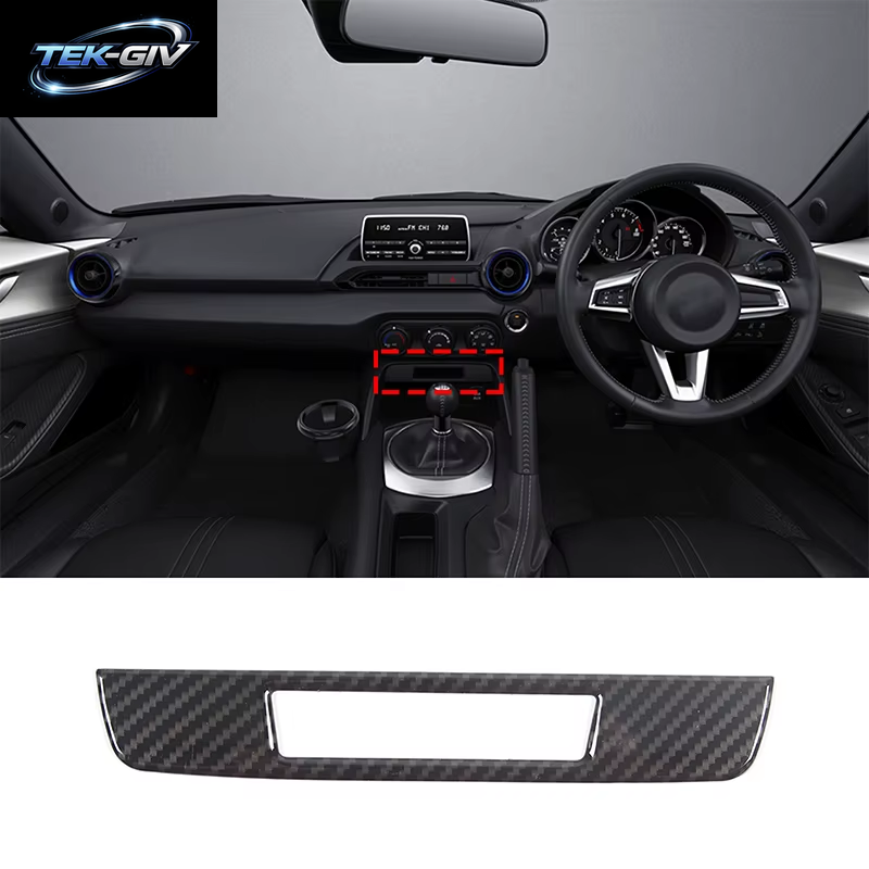 Für Mazda MX-5 Mx5 Nd 2016 Abs Auto Zentral Steuerung Armaturen Brett Navigations Feld Aufkleber Voller Satz Innendekoration Verkleidung Kit Lhd