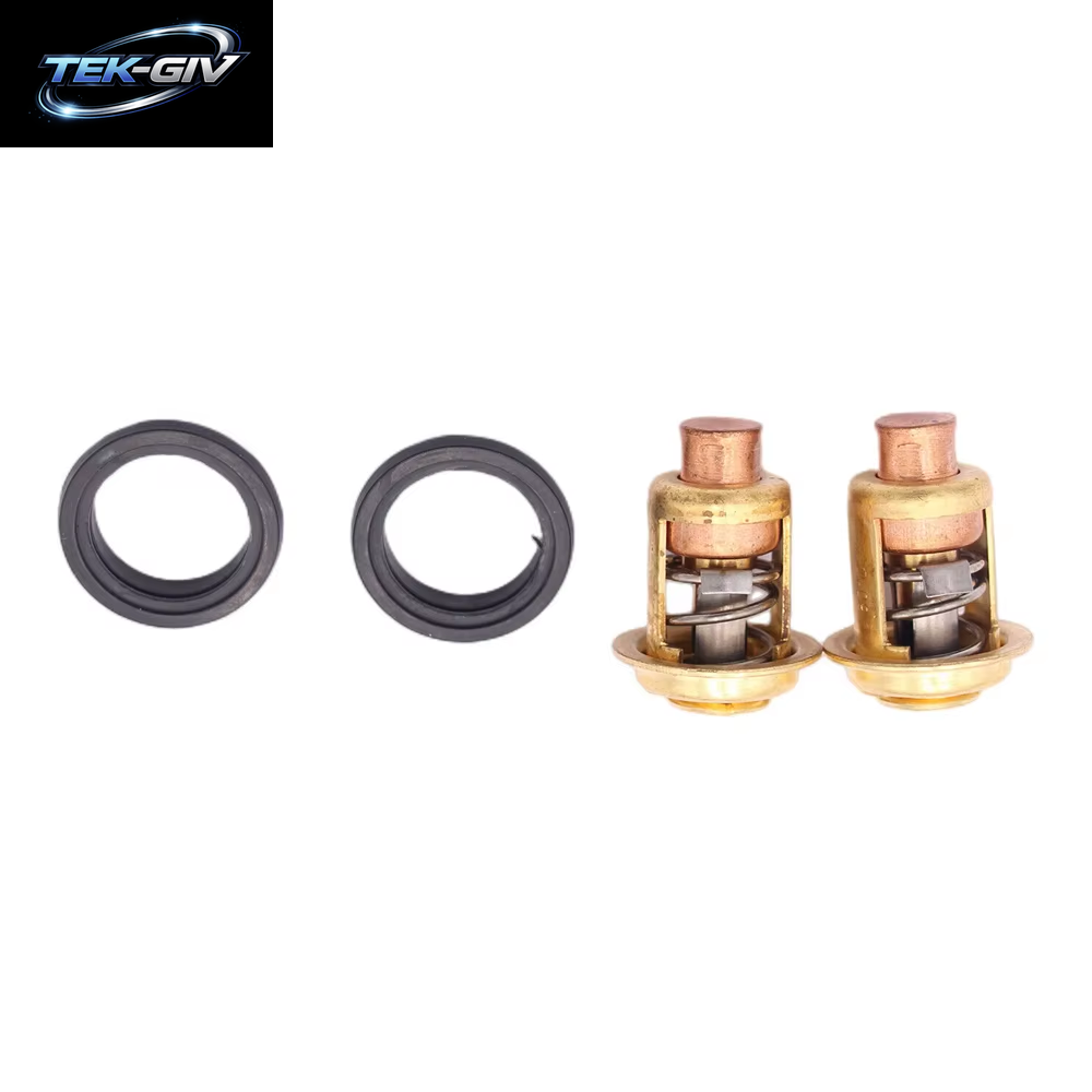 2 Stück Thermostat Und Dichtung 75692Q2 Für Mercury 125 PS 135 PS 140 PS 150 PS 175 PS 200 PS 225 PS