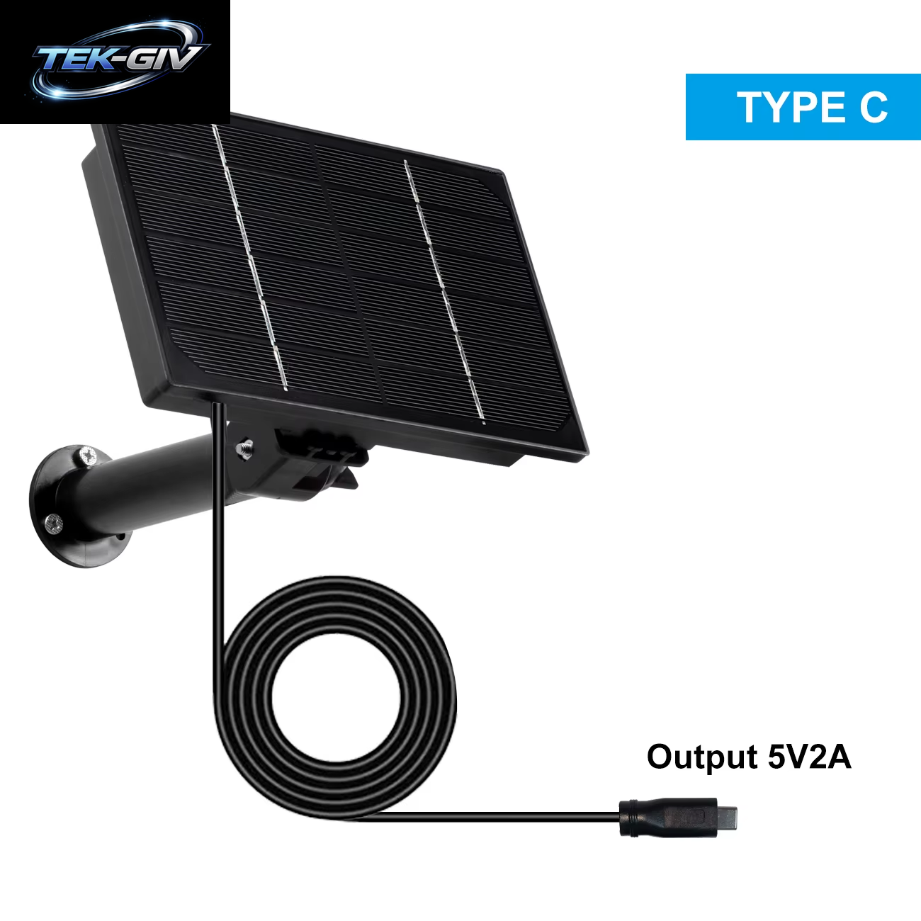 4 W Mini-Solarpanel Für Den Außenbereich, Wasserdicht, IP66, 2 M Kabel, Ladegerät, USB, Typ C, 5 V DC12 V, Angetrieben, Installieren Sie 18650-Batterie, Solarladung