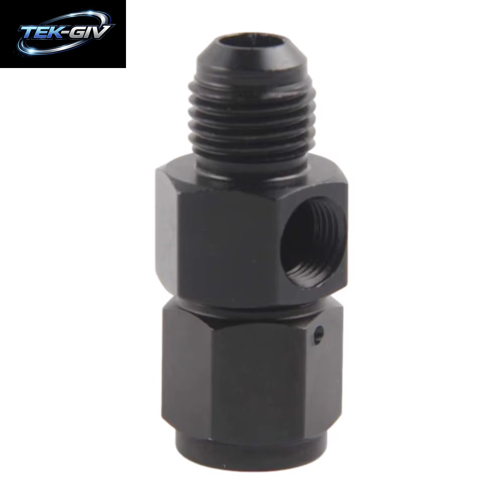 Neue AN4 6 8 10AN Stecker Auf Buchse 1/8 NPT Gauge Sensor Seite Port Adapter Öl Kraftstoff Fitting Schlauch Ende Adapter