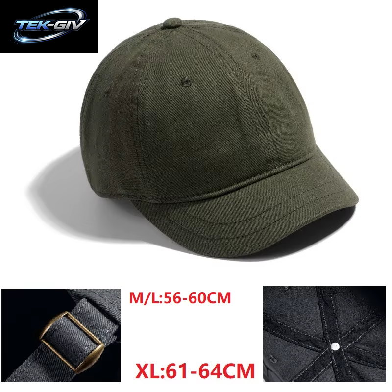Übergroße Xxl-Baseballkappen, Verstellbare Papa-Hüte, Kurze Rechnung Für Große Köpfe, 58–60 Cm, 60–65 Cm, Extra Große Golfmützen Mit Niedrigem Profil