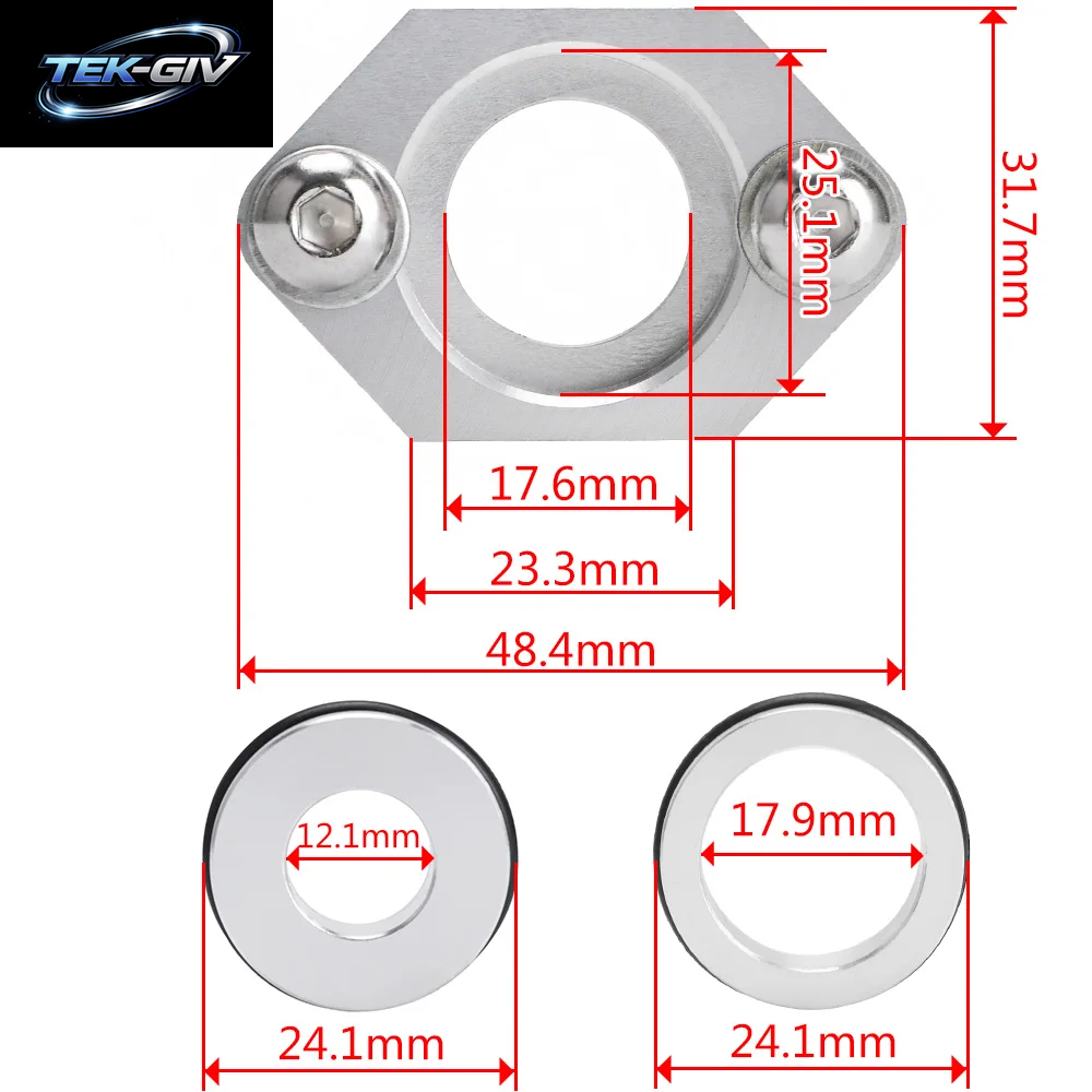 1PCS ALUMINIUM KARTE SENSOR ADAPTER FÜR VW AUDI 1,8 T FLANSCH KIT GOLF GTI BEETLE JETTA A4 PIPING KIT