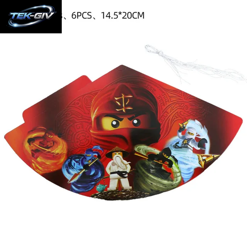 Ninjaed Go Thema Luftballons Geburtstag Party Dekoration Lieferungen Baby Dusche Legoed Latex Ballon Hintergrund Banner Kuchen Topper Jungen