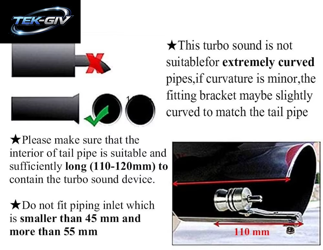 S M L XL Größe Rot Schwarz Turbo Sound Whistle Für Fahrzeug Refit Gerät Auspuffrohr Auto Turbmuffler Universal Sound Simulator Auto