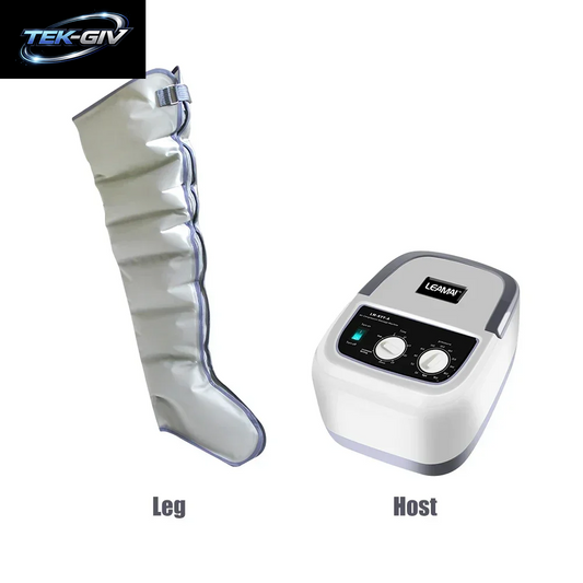 Elektrisches 6-Kammer-Luftkompressions-Beinmassagegerät, Körpermassagegerät Für Wade, Taille, Rücken, Fuß, Lymphdrainage & Muskeln