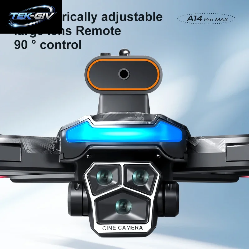 Xiaomi A14 Promax Drone Bürstenlosen Motor 8K HD Drei Kamera GPS Optischen Fluss Hindernis Vermeidung Faltbare Quadcopter Drone Spielzeug