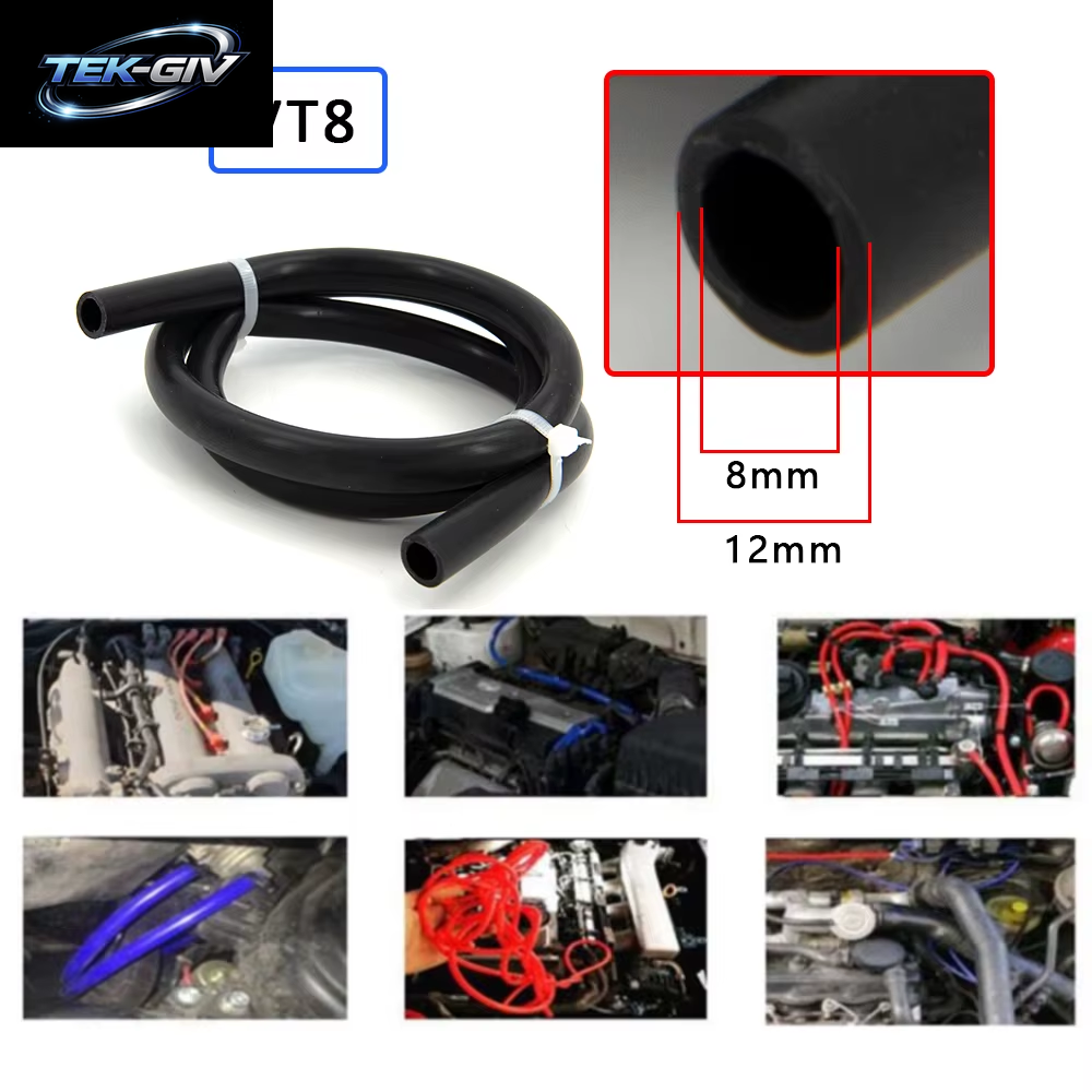 2M Länge Silikon Vakuum Rohr Schlauch Silikon Schläuche 3MM 4MM 6MM 8MM 10MM 12MM 14MM 16MM Blau Auto Teile Universal