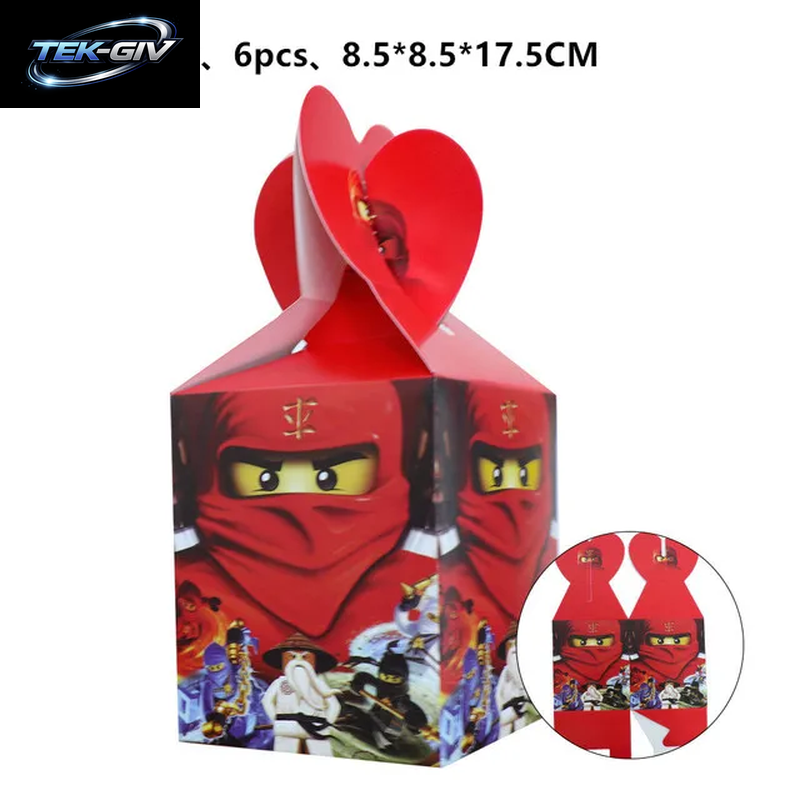 Ninjaed Go Thema Luftballons Geburtstag Party Dekoration Lieferungen Baby Dusche Legoed Latex Ballon Hintergrund Banner Kuchen Topper Jungen