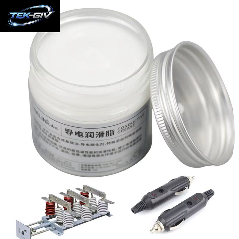 Elektrisches Kontaktfett, 100 G, Leitfähige Paste, Elektronik, Zündkerzen-Verbundfett, Wasserfest, Hitzebeständig, Dielektrisches Fett