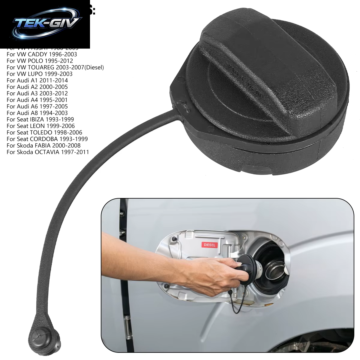 Diesel Kraftstoff Tankfüll Abdeckungen Kompatibel Mit Vento Golf Caddy Kompatibel Mit A1 A2 A3 A4 A6 A8 Kompatibel Mit Sitz Ibiza