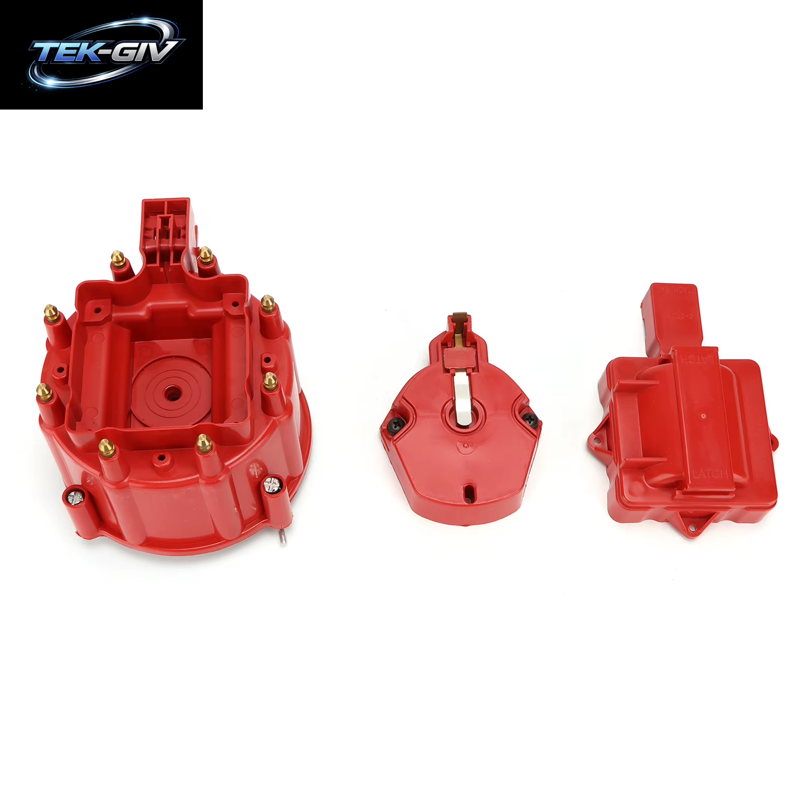Auto Verteiler Deckel Mit Spulen Rotor Autozubehör Für Chevy V8 265 283 307 327 350 383 396 400 402 427 454 472 502 Motoren