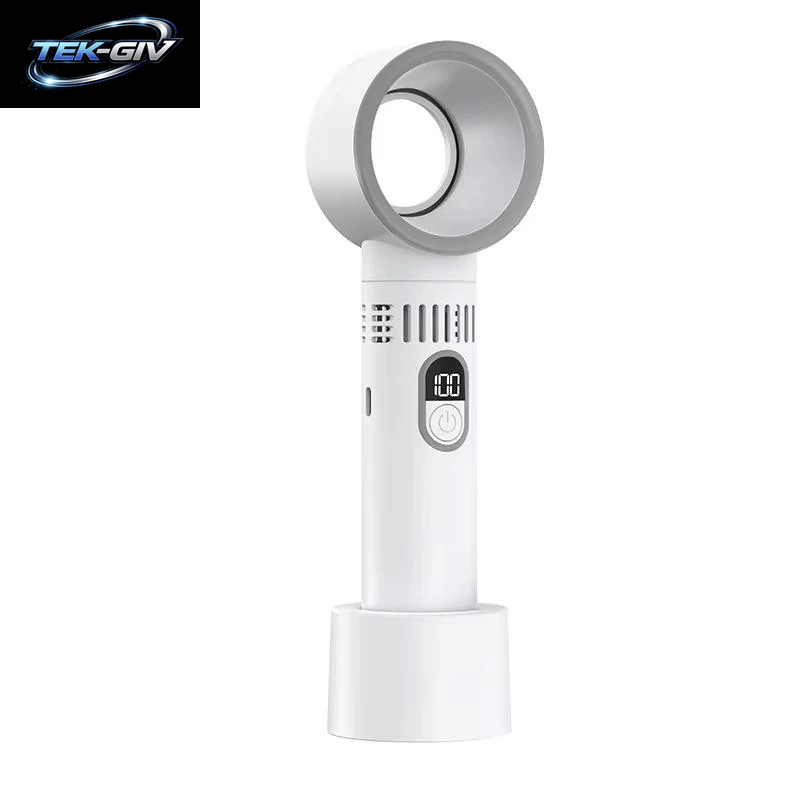 Lenovo Mini Handventilator 100 Geschwindigkeiten Turbo-Windpistole USB Wiederaufladbar Tragbares Outdoor-Kühlgerät 2026 Neu