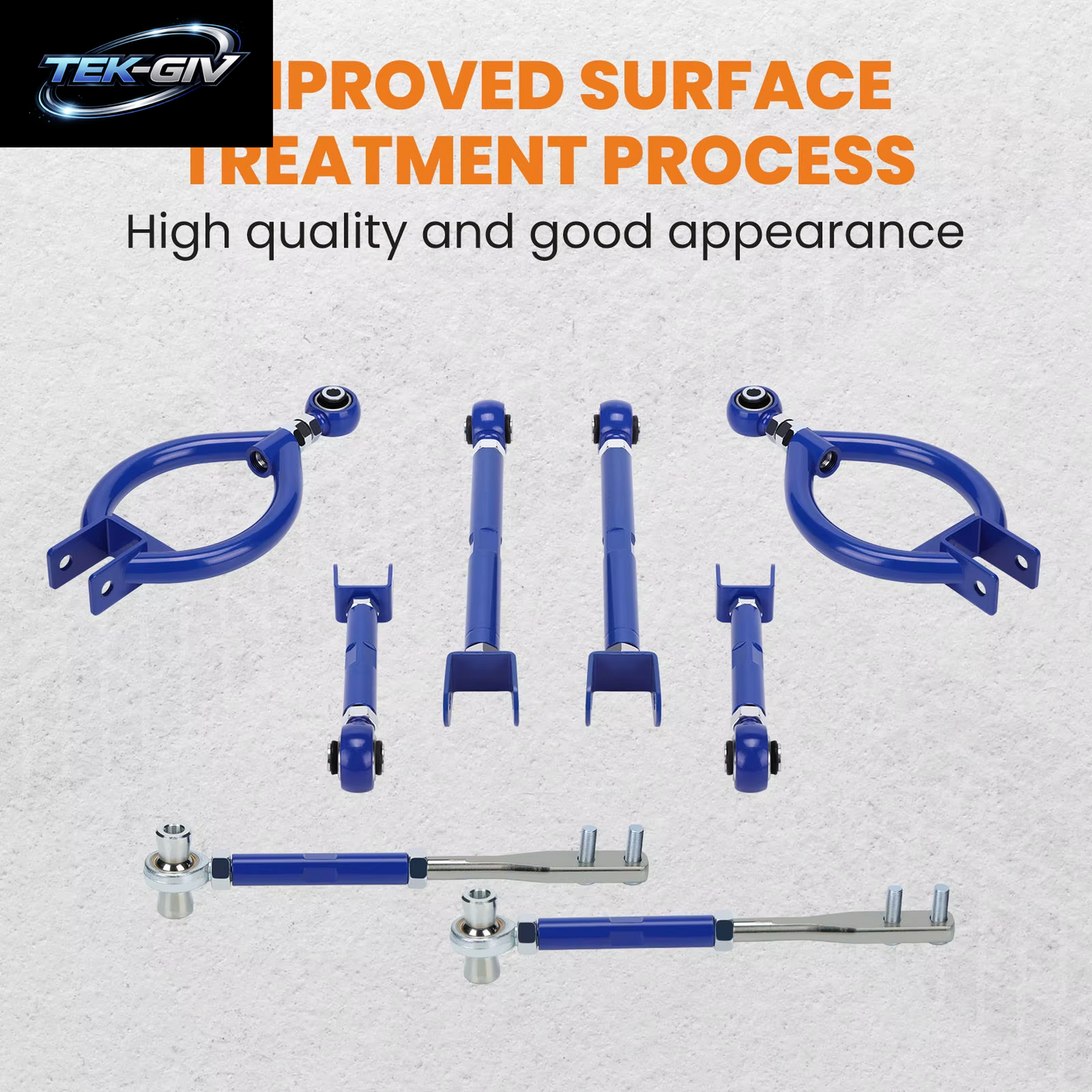 Hinten Sturz Kit + Traktion Control Arme Spannstangen Für Nissan 240SX S13 89-94 Einstellbare Vordere Spannstange + Zehen + Traktion