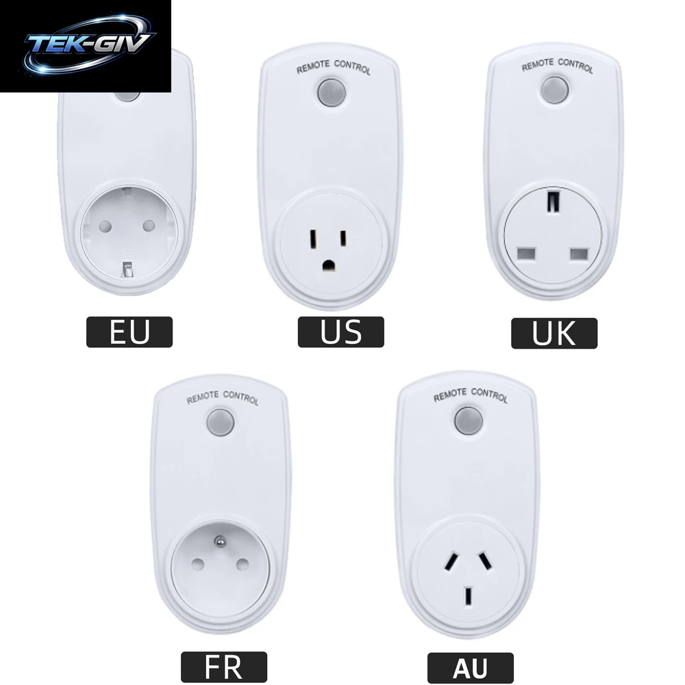 Wireless Smart Fernbedienung Steckdose Stecker Steckdose Licht Schalter Steckdose Steckdose EU Stecker Mit Fernbedienung