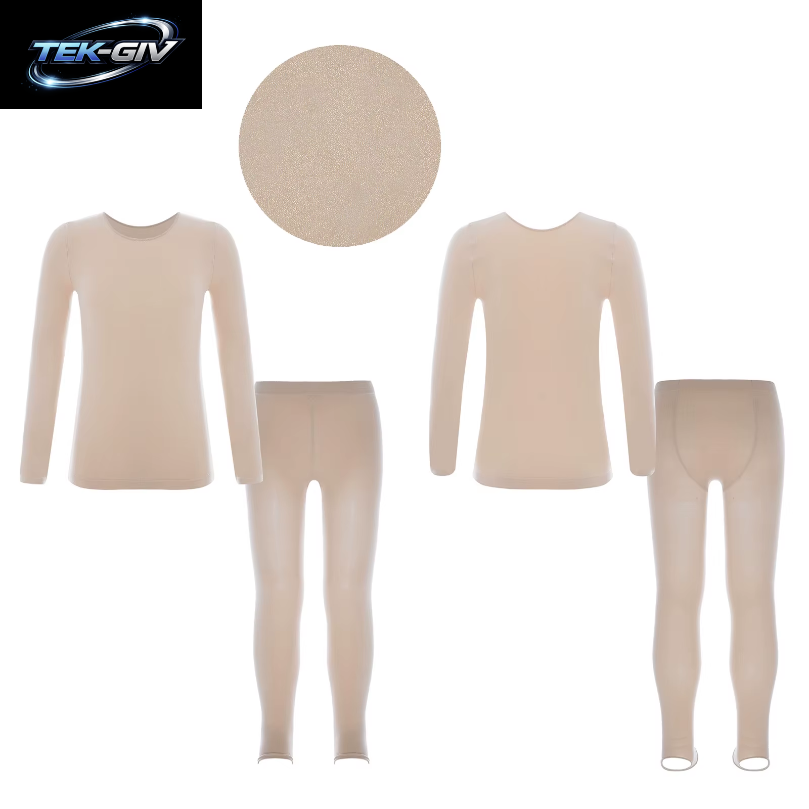 Kinder Mädchen Ballett Tanz Training Kostüme Frühling Herbst Thermo-Unterwäsche Anzug Stretchy Langarm Top + Strumpfhosen Leggings Hosen