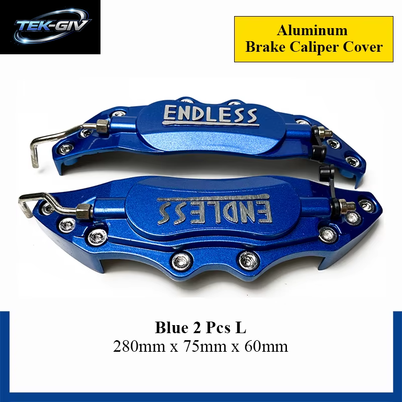 2Pcs S/M/L Metall Aluminium Auto 3D Disc Bremssattel Abdeckungen Aufkleber Für Hyundai KIA Alfa Romeo AUDI BMW Mercedes Benz Zubehör