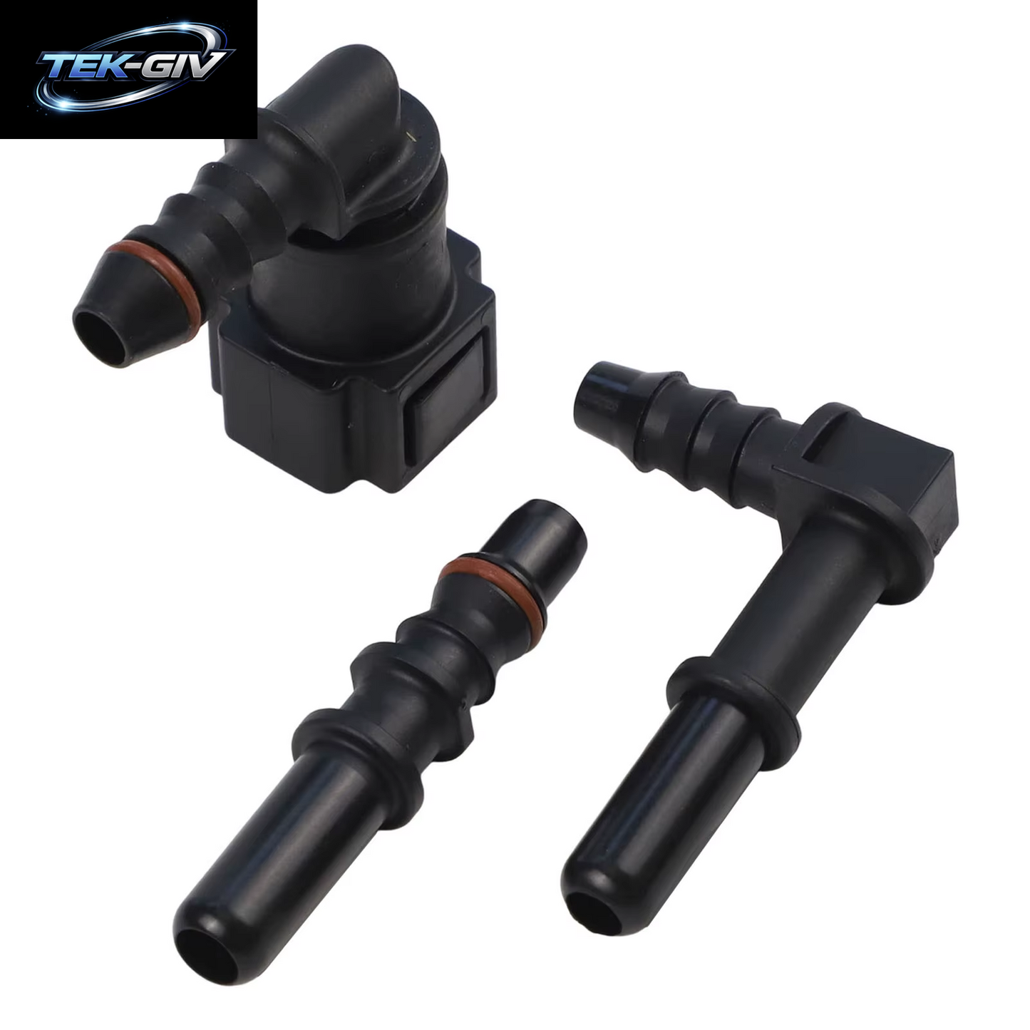 Autos Kraftstoffleitungsschläuche Schnellverschluss Winkel 7,89 Mm ID6 Fitting Auto Kraftstoffleitung Gummischlauchkupplung Zubehör