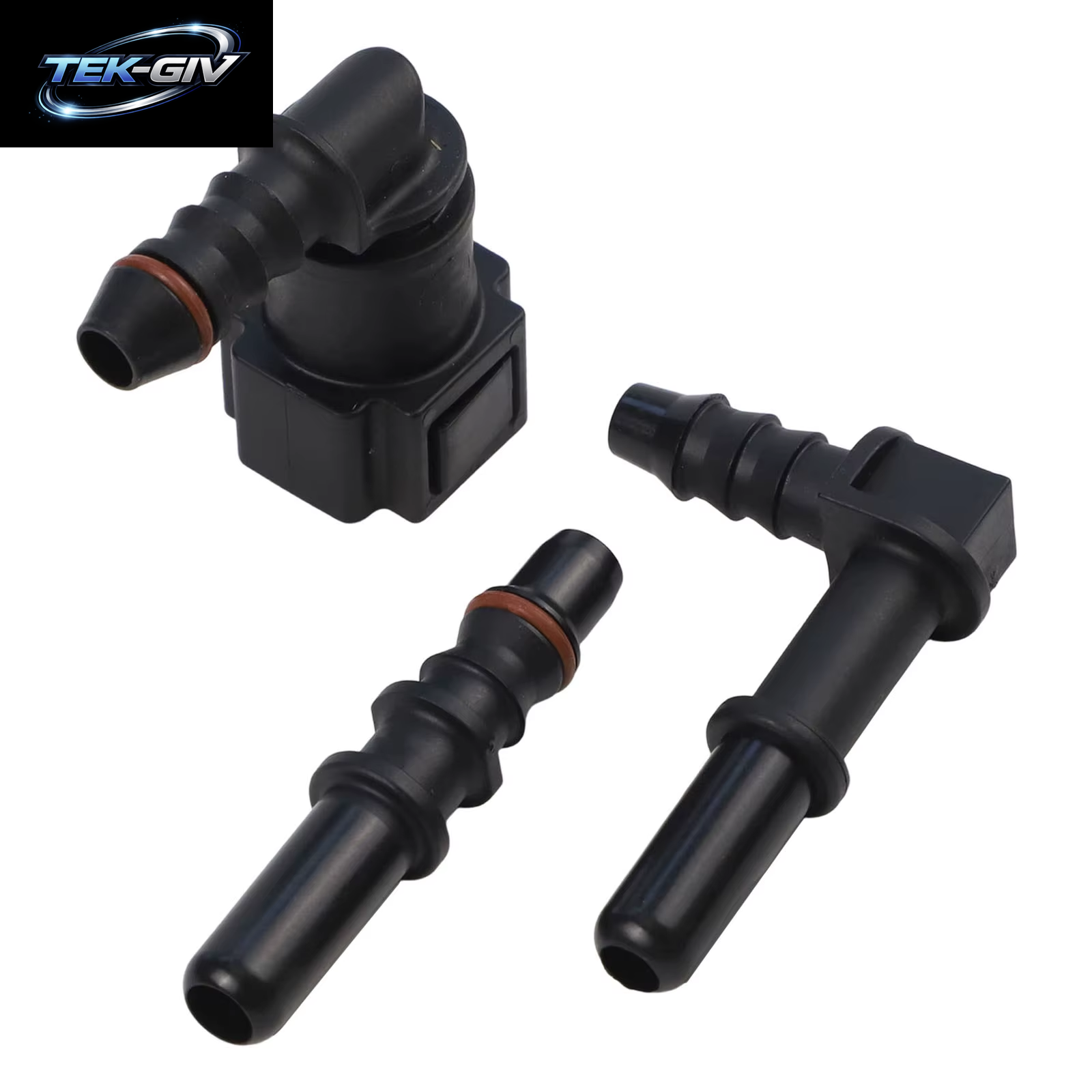 Autos Kraftstoffleitungsschläuche Schnellverschluss Winkel 7,89 Mm ID6 Fitting Auto Kraftstoffleitung Gummischlauchkupplung Zubehör